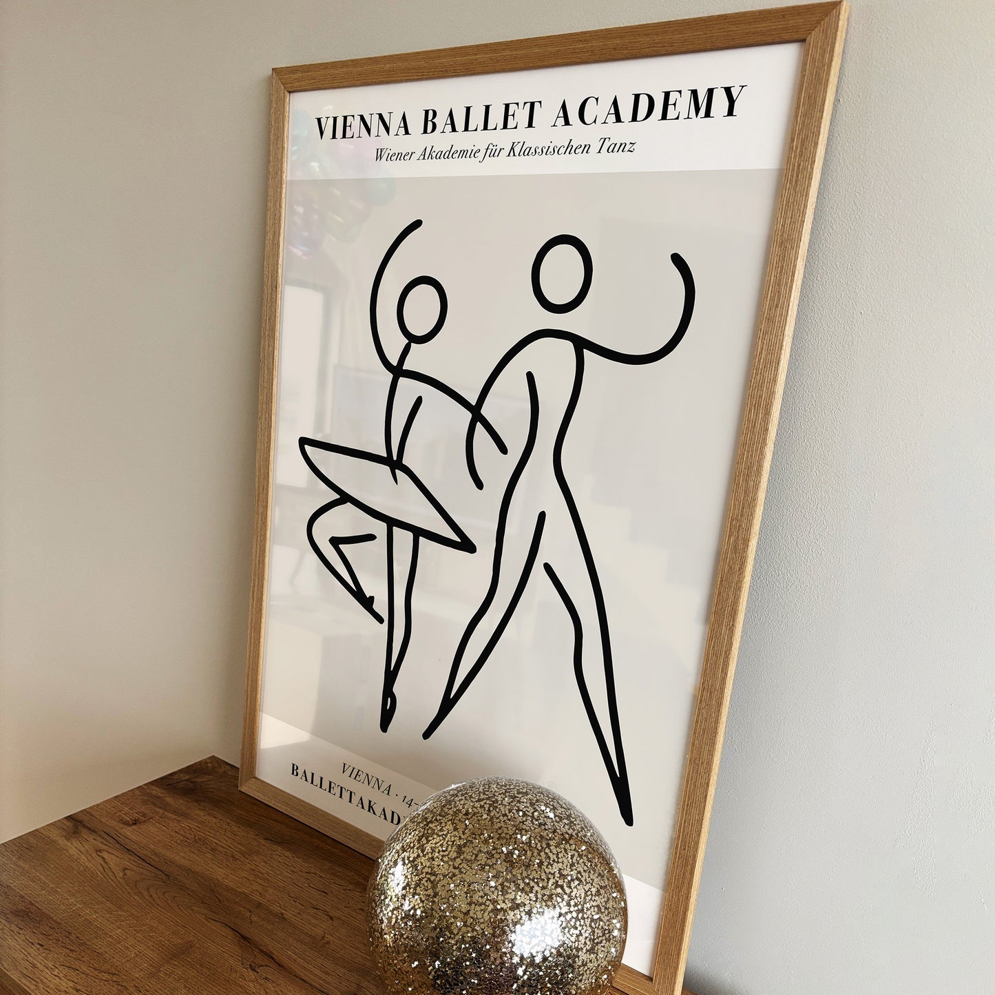 Vienna Balletakademie Poster - Ballet Art Print