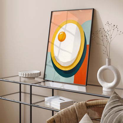 Modern Minimalist Egg Kitchen Wall Art