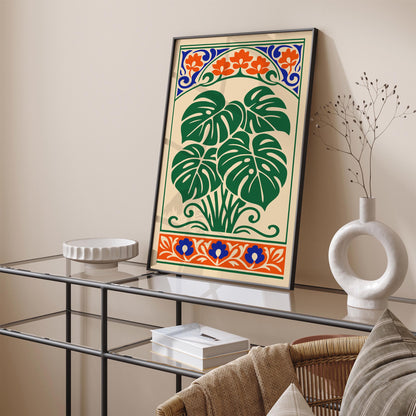 Monstera Plant Wall Art Print