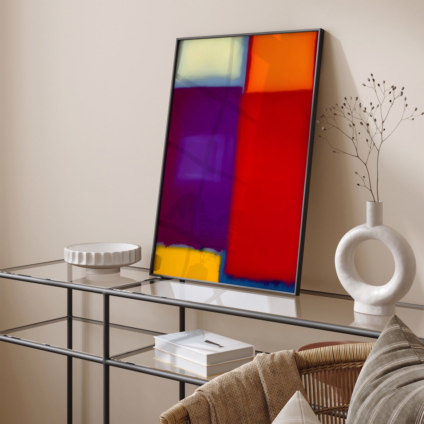 Contemporary Colorblocks Giclee Wall Art Print