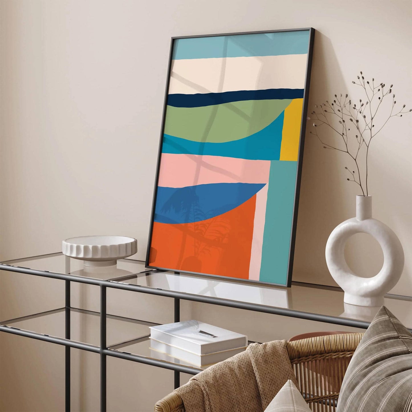 Colorful Abstract Modern Wall Art Print