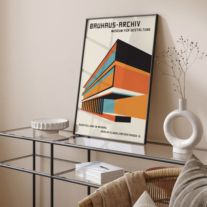 Bauhaus Museum Architecture Poster