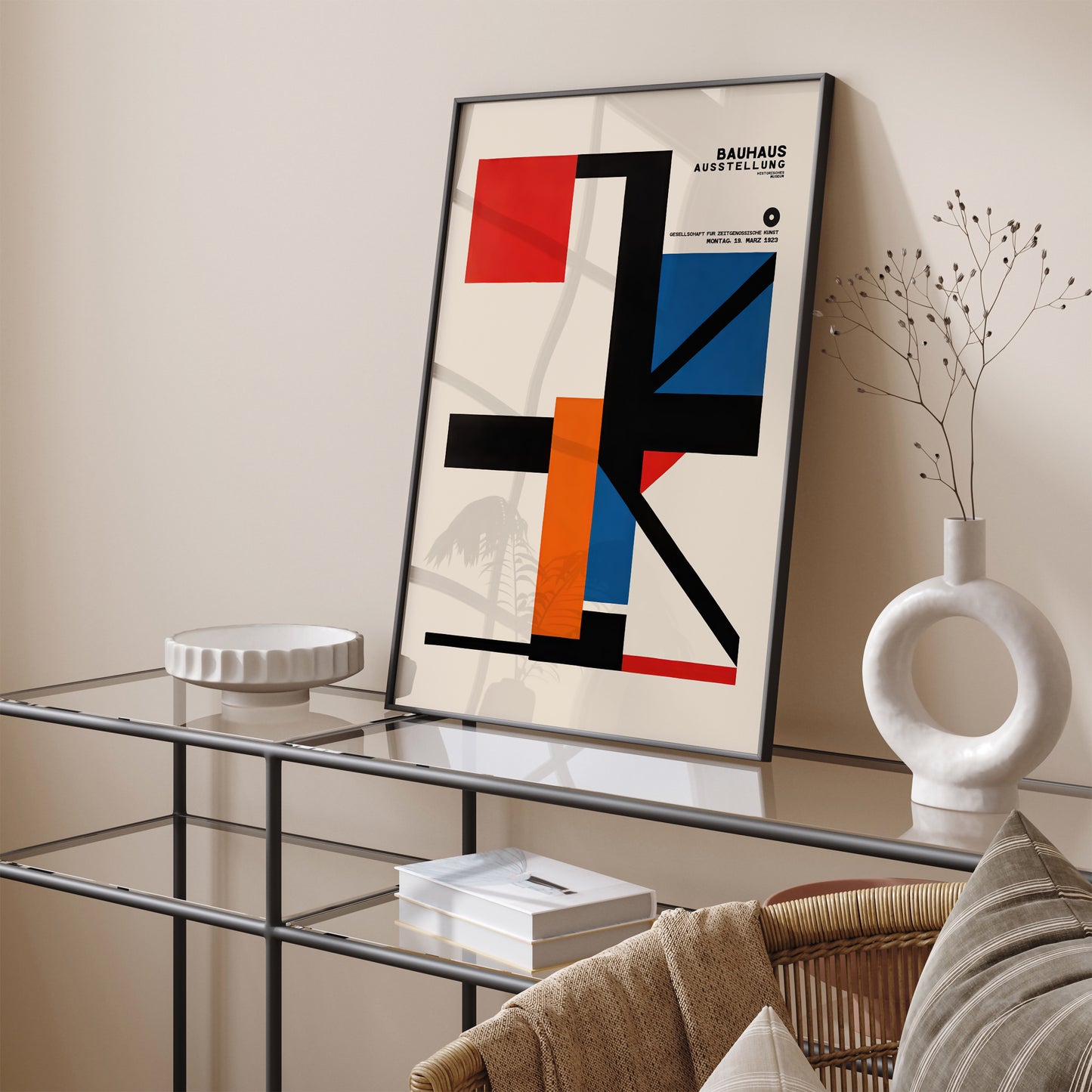 Bauhaus Exhibition Contemporary Shapes Poster