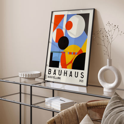 Bauhaus 1921 - Retro Art Exhibition Poster