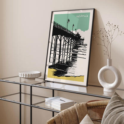 California Landscape Painting Art Print