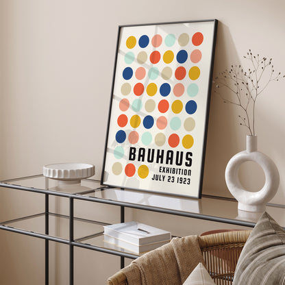 Bauhaus Exhibition Dots Poster