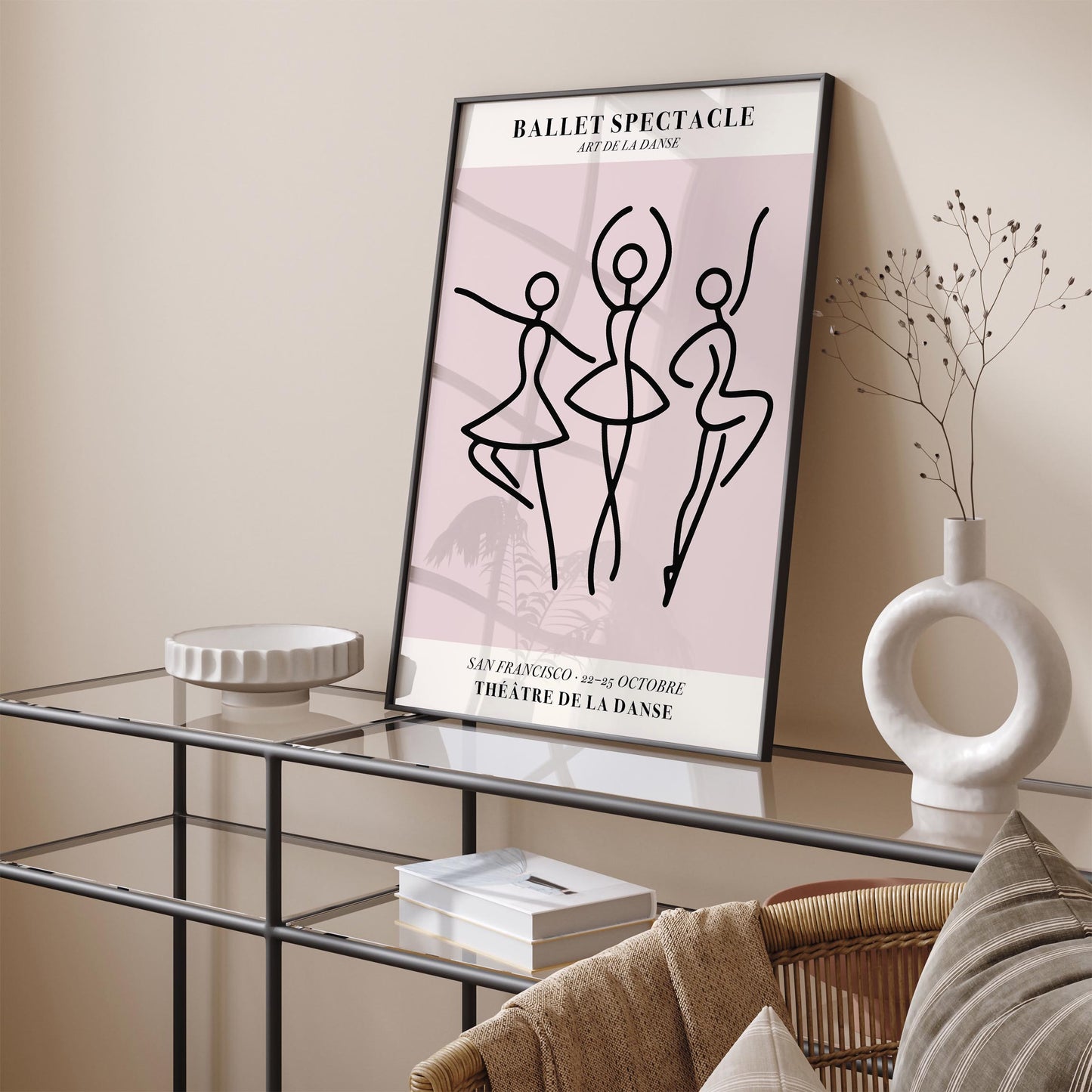 Ballet Spectacle Poster Dance Music Print