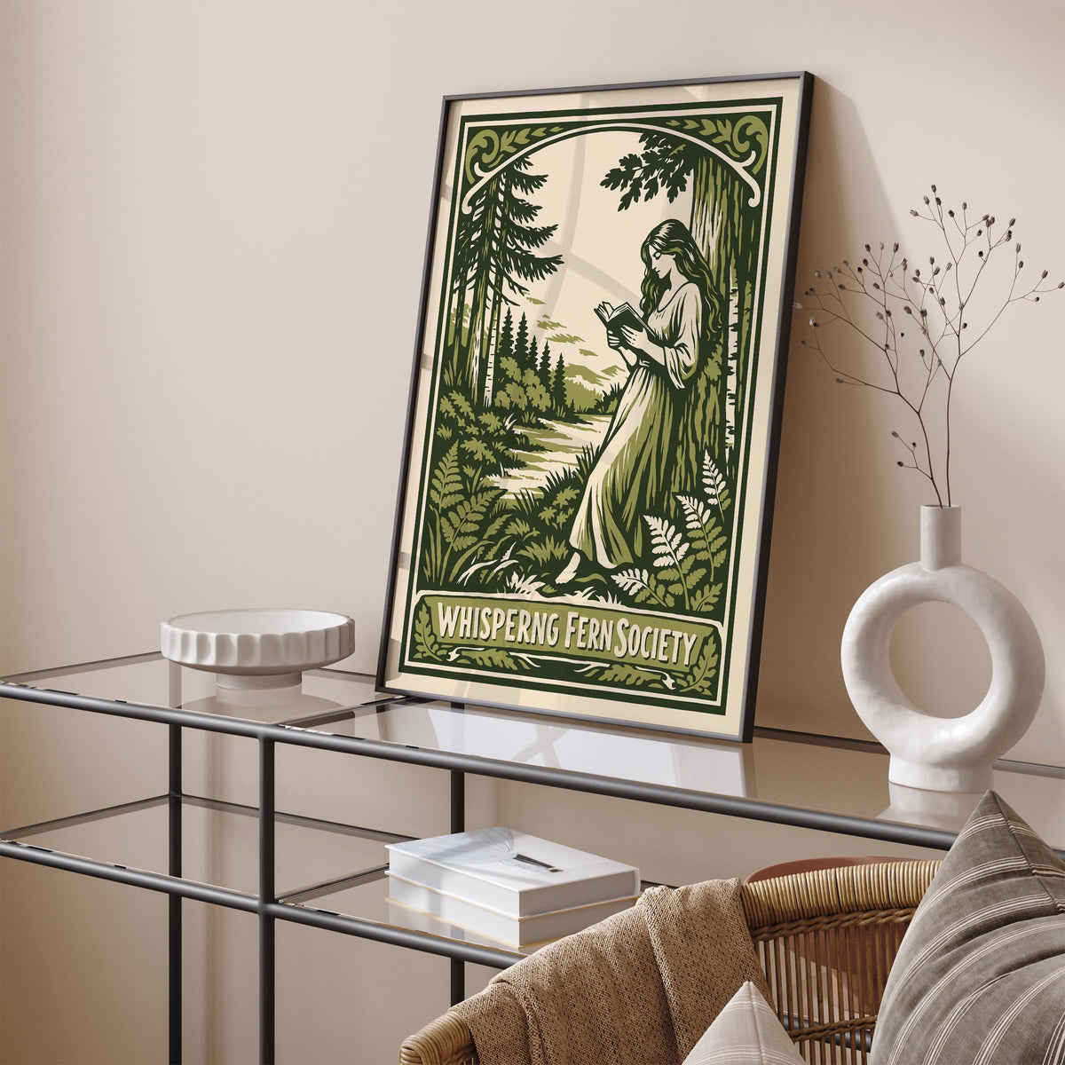 Whispering Fern Literary Society Art Poster