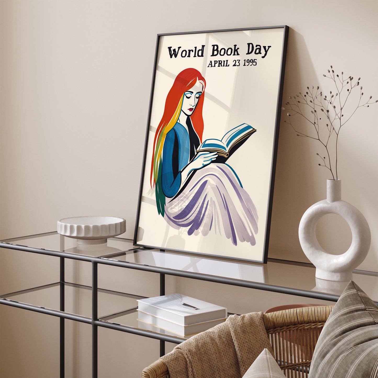 World Book Day 1995 Wall Art Poster