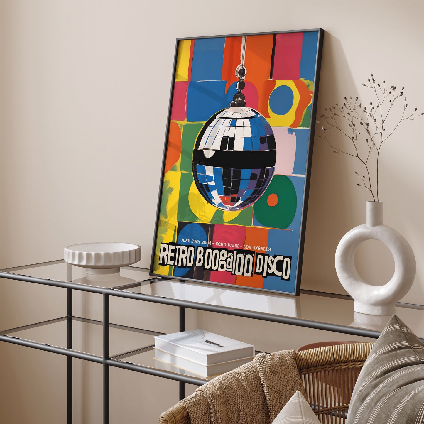 Retro Boogaloo Disco Pop-Art Poster