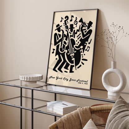 New York City Jazz Festival Poster - Jazz Wall Art