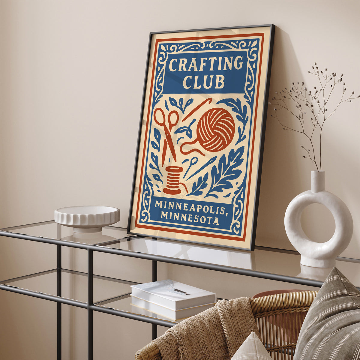 Crafting Club Minneapolis Poster