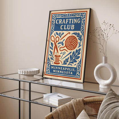 Crafting Club Minneapolis Poster