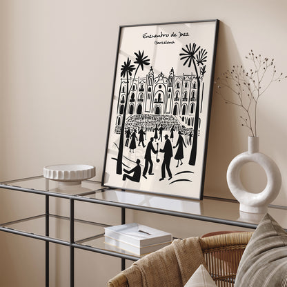 Festival de Jazz de Barcelona Art Print