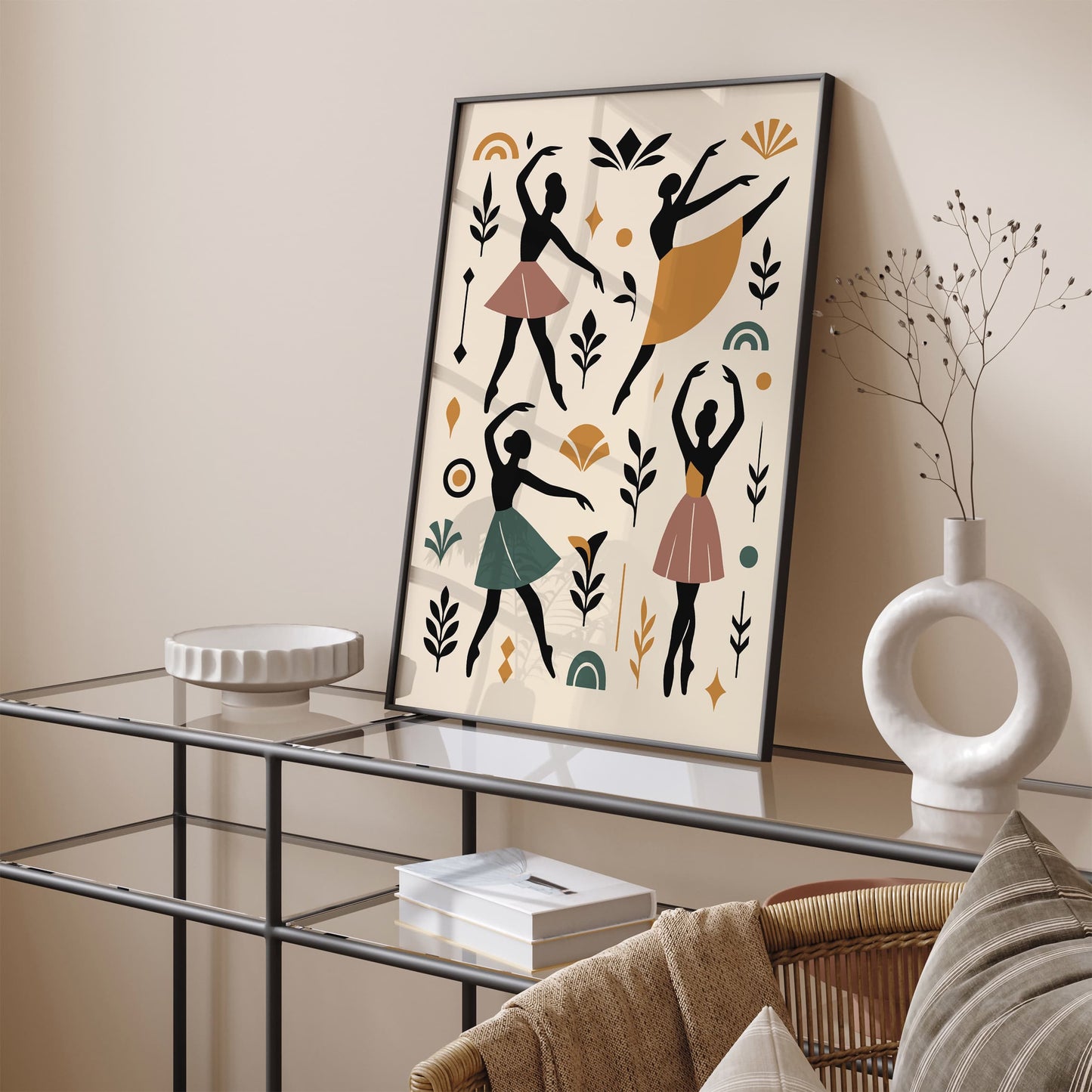 Art Deco Ballet Poster - Vintage Dance Wall Art