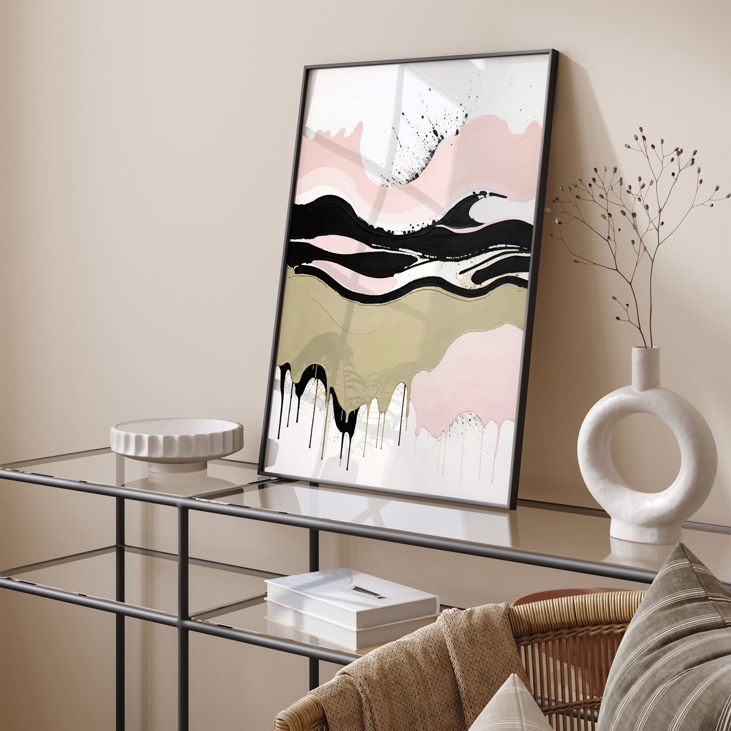 Abstract Landscape Art Print for Home Interiors