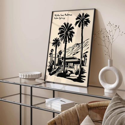 Vista Las Palmas Palm Springs Poster