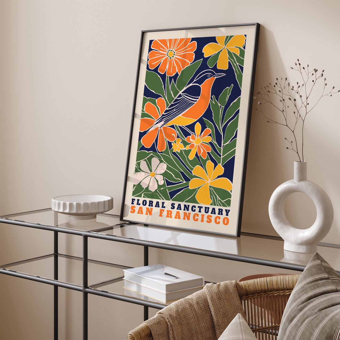 Floral Sanctuary San Francisco Poster