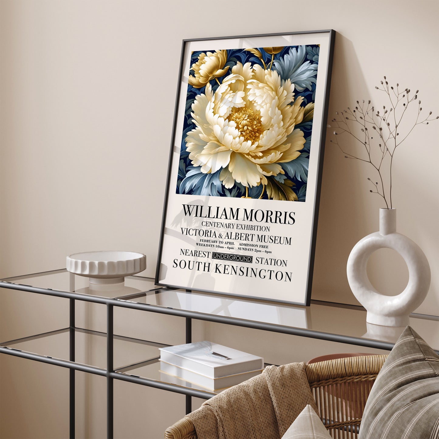 William Morris Luxury Floral Poster