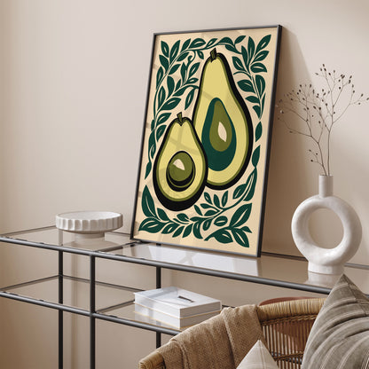Avocado Wall Art - Kitchen Print Decor