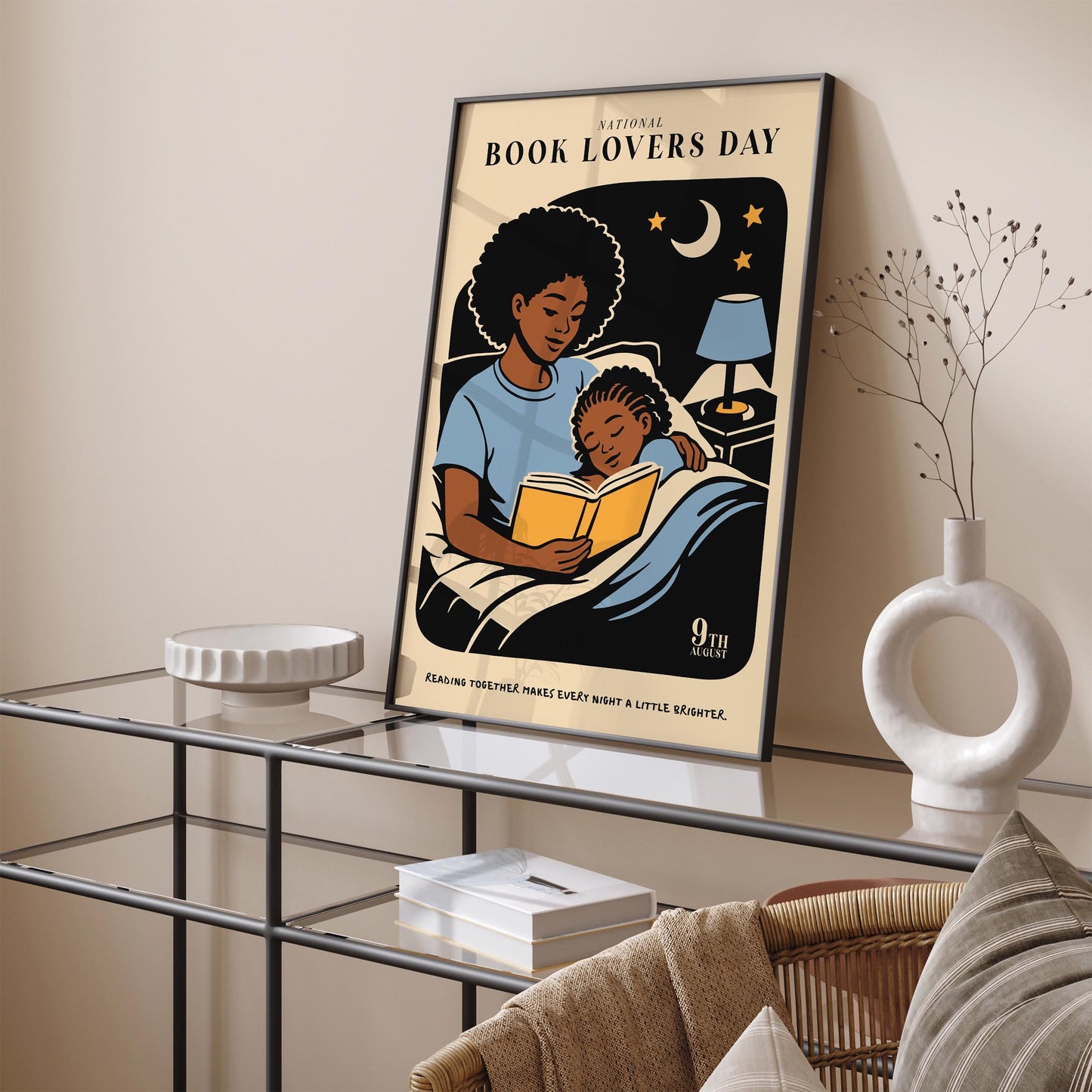 National Book Lovers Day Poster