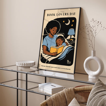 National Book Lovers Day Poster