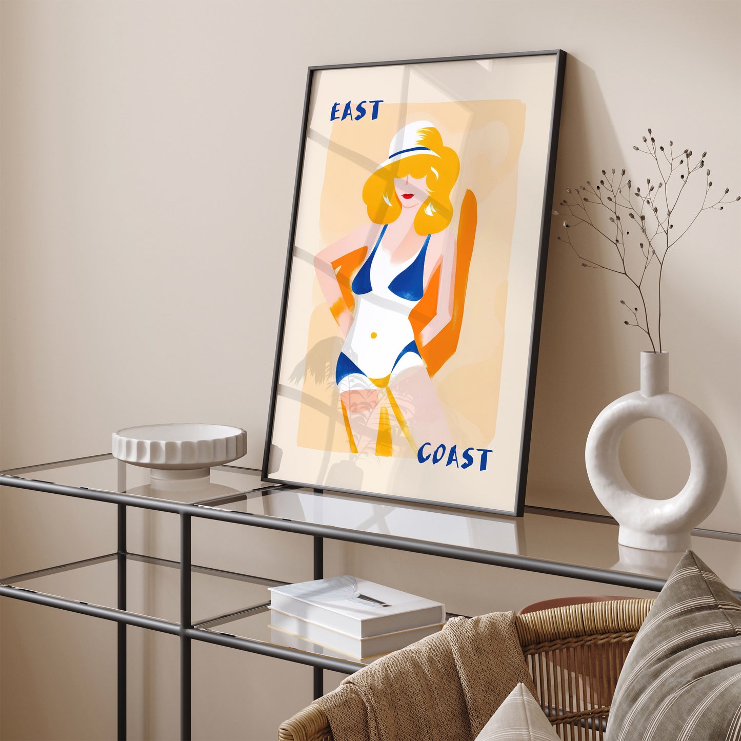 East Coast Beach Summer Poster