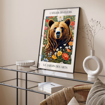 Victorian Wild Bear Art Print