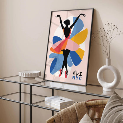 Ballerina Japanese Wall Art Print