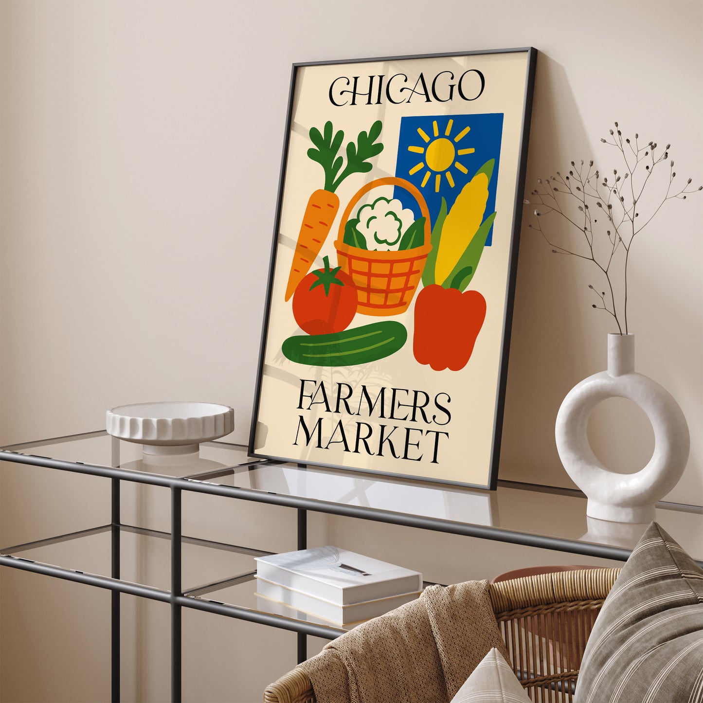 Chicago Farmers Market Poster