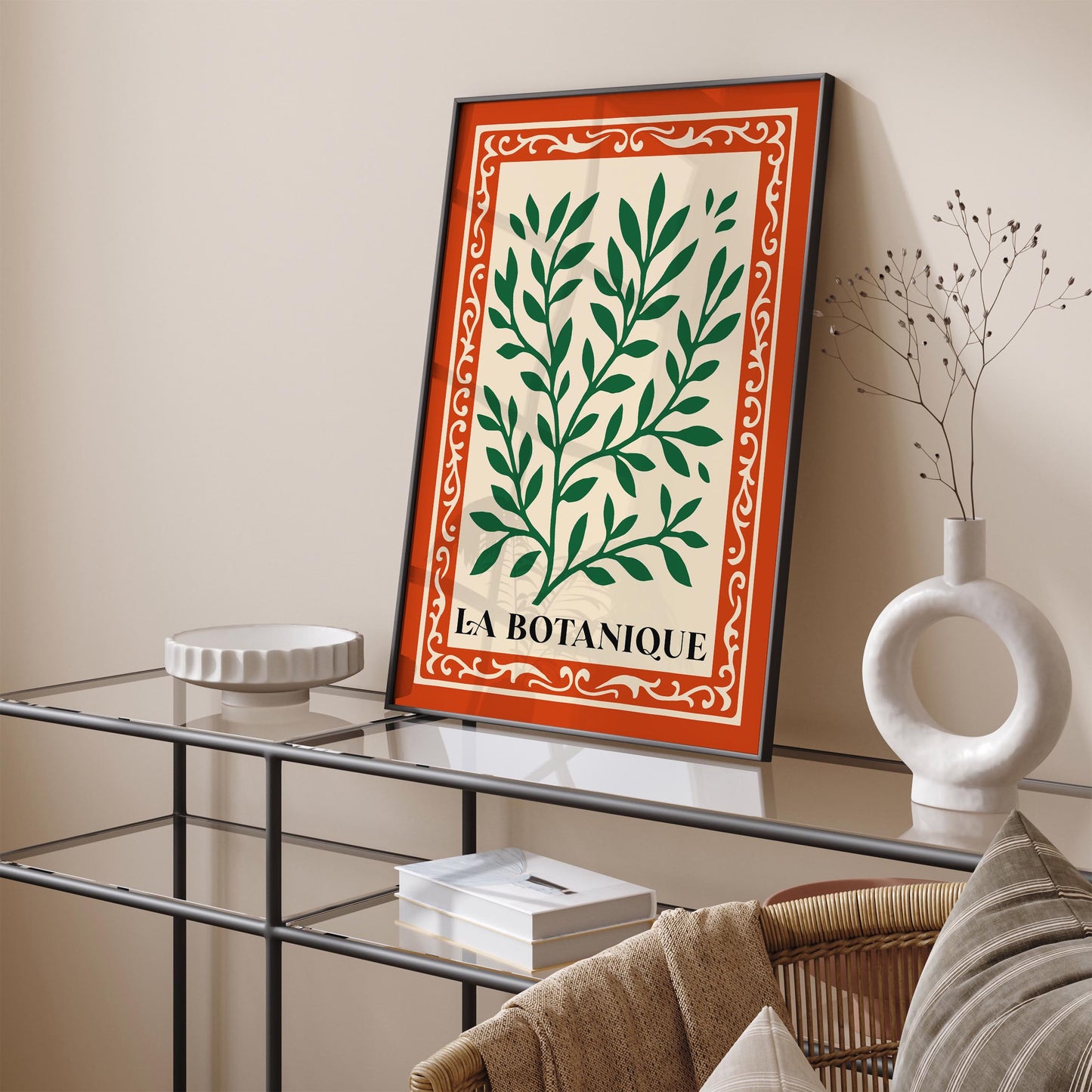 La Botanique French Nature Poster