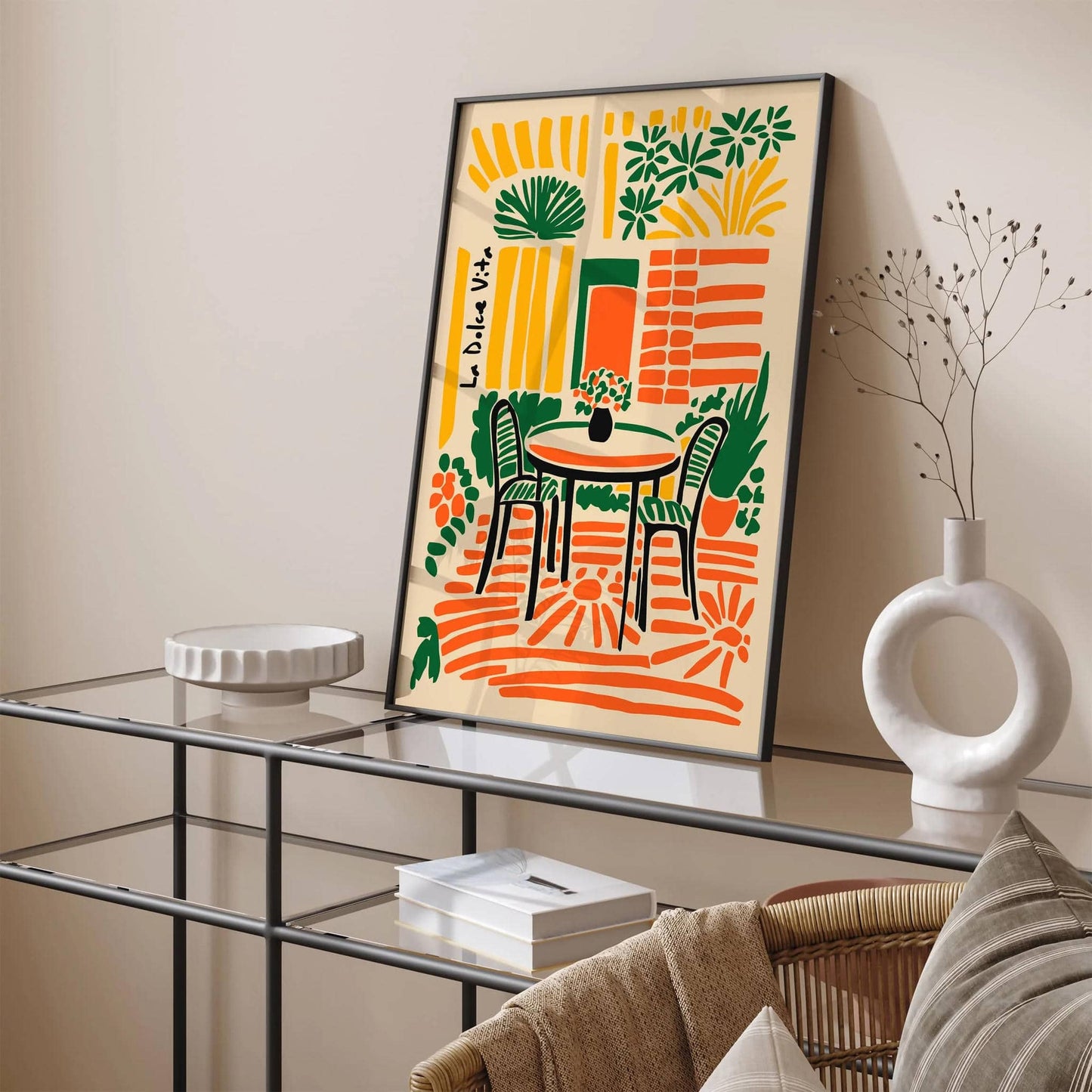 La Dolce Vita Cozy Scenic Poster