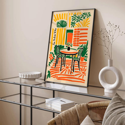 La Dolce Vita Cozy Scenic Poster
