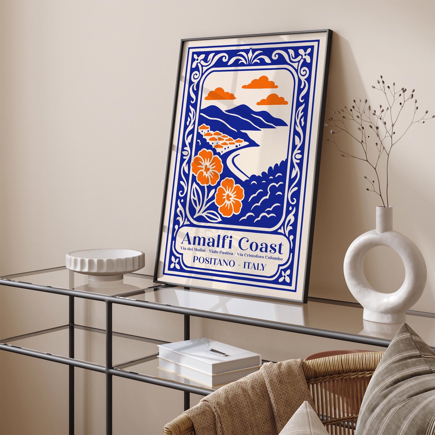 Amalfi Coast Positano Italy Poster 2026