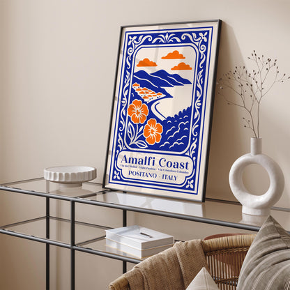 Amalfi Coast Positano Italy Poster 2026