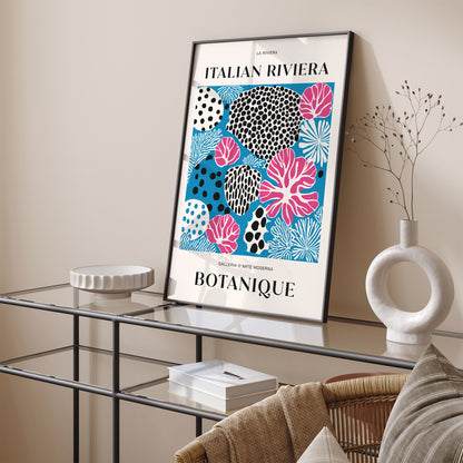 Italian Riviera Ocean Botanique Poster