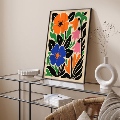 Bold Floral Art Print Poster