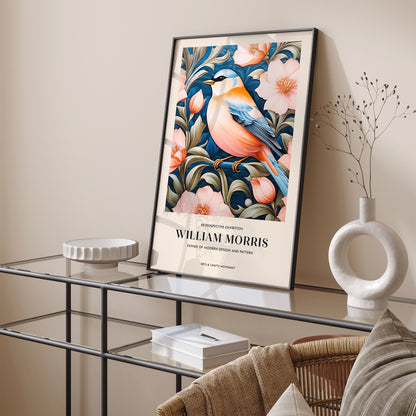 Cute Bird Morris Inspired Poster