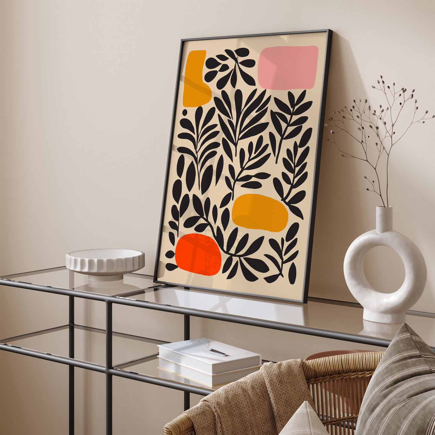 Mid Century Modern Aesthetic Art Print