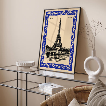 Paris France Poster - Eiffel Tower Wall Art 2026
