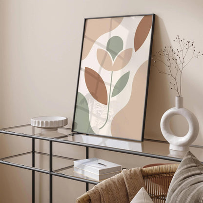 Modern Aesthetic Flower Poster