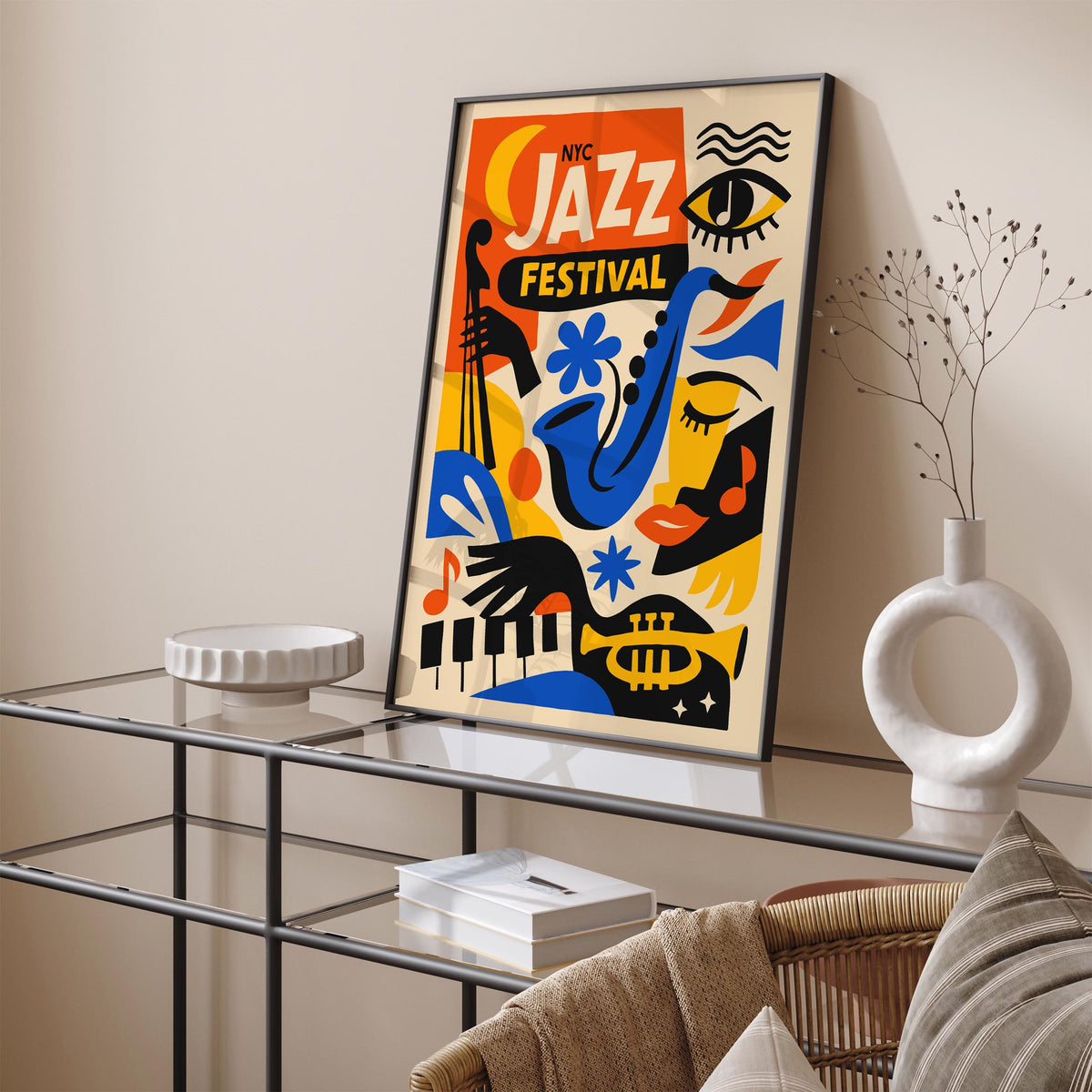 New York City Jazz Festival Art Poster