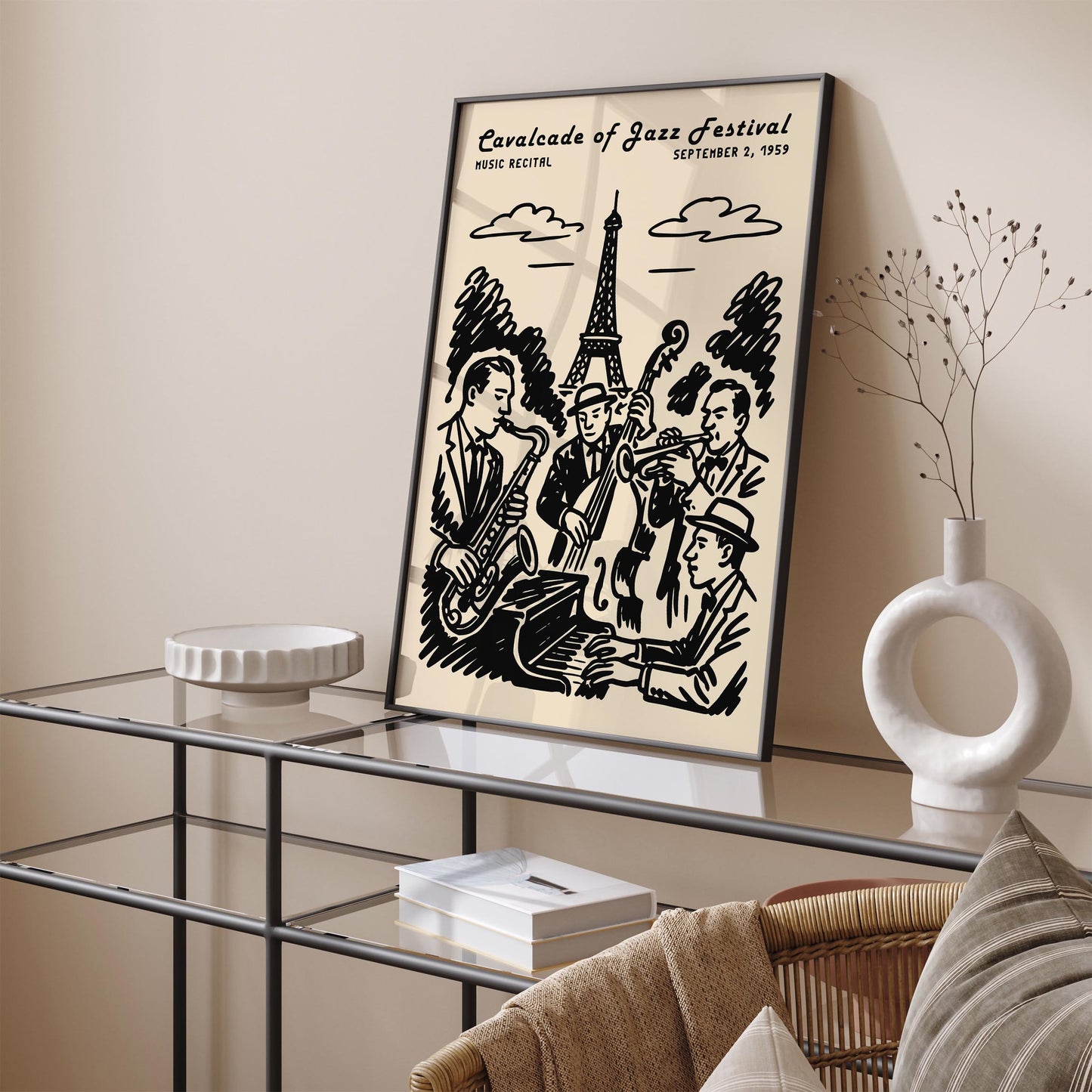 Vintage Jazz Music Poster