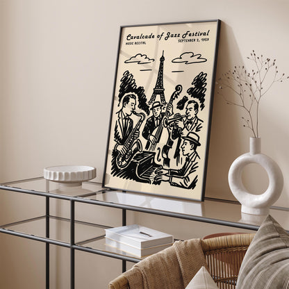 Vintage Jazz Music Poster