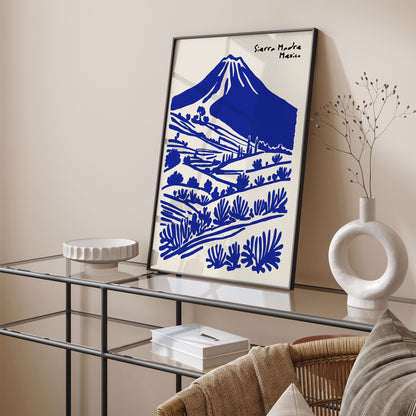 Sierra Madre Poster - Mexico Mountain Landscape Wall Art