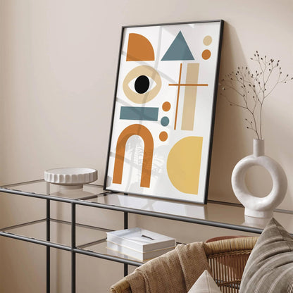 Modern Minimalist Art Print, Neutral Home Decor
