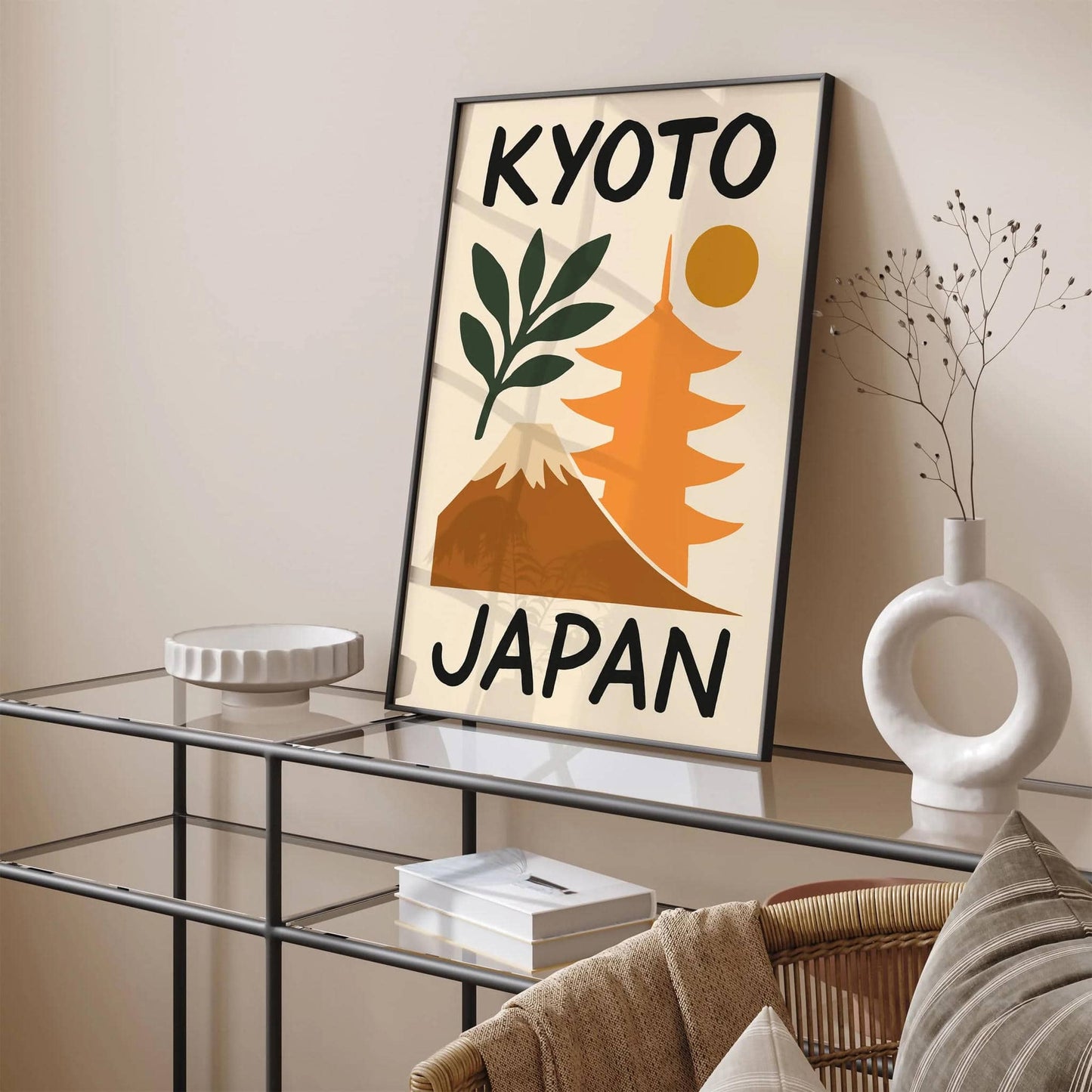 Kyoto Japan Modern Poster