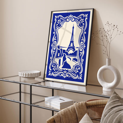 Paris Poster – Blue French Wall Art