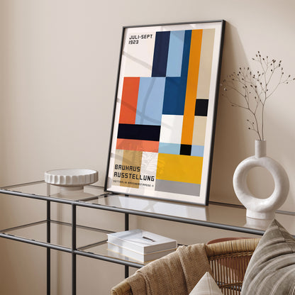 Mid Century Modern Bauhaus Poster