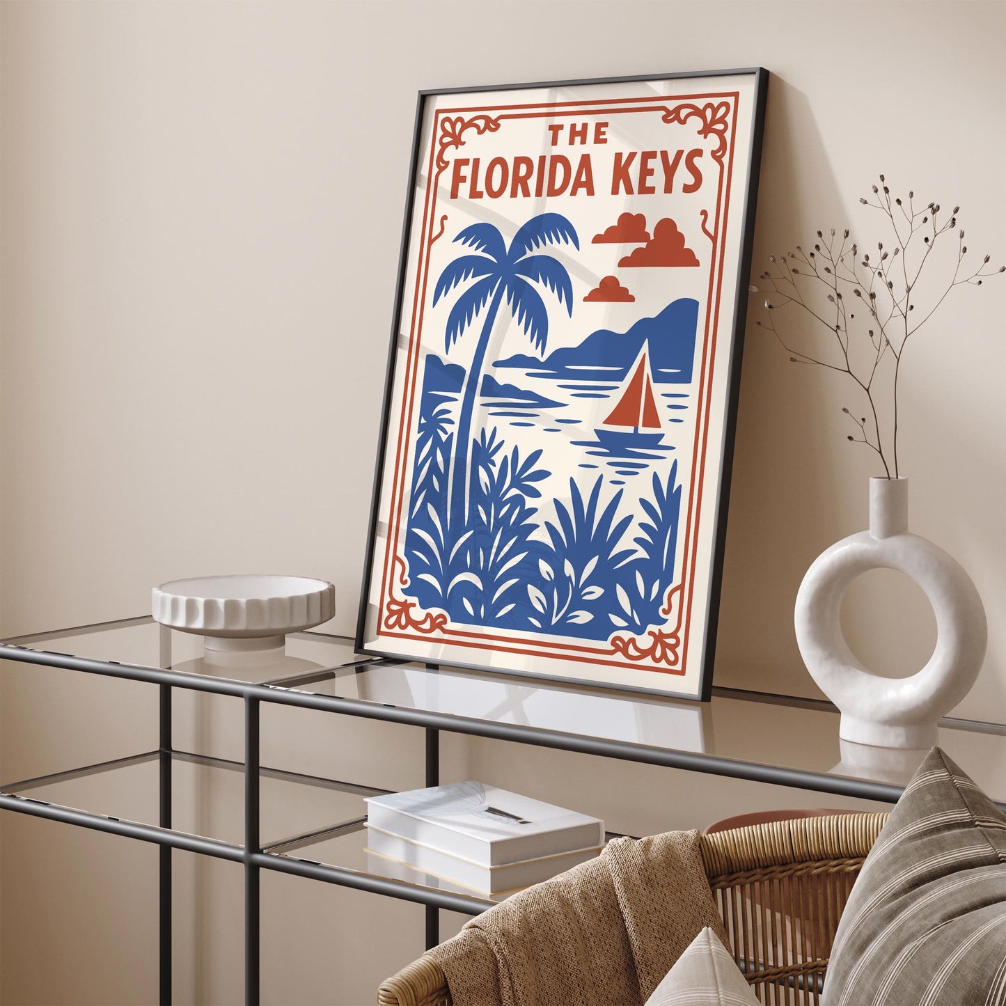 The Florida Keys - Tropical Landscape Wall Art Print
